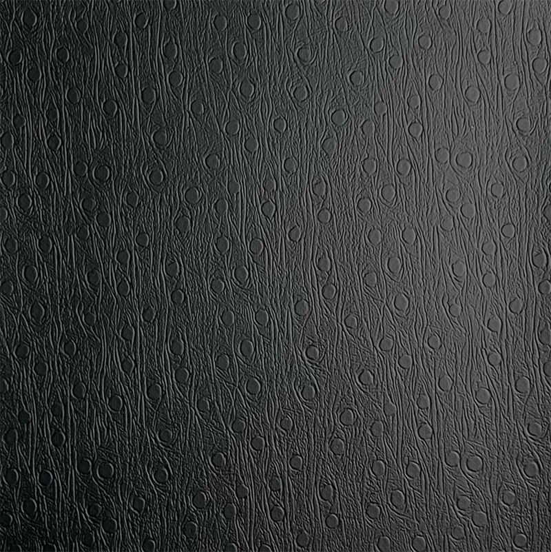 Cuir PVC noir pour chaussures