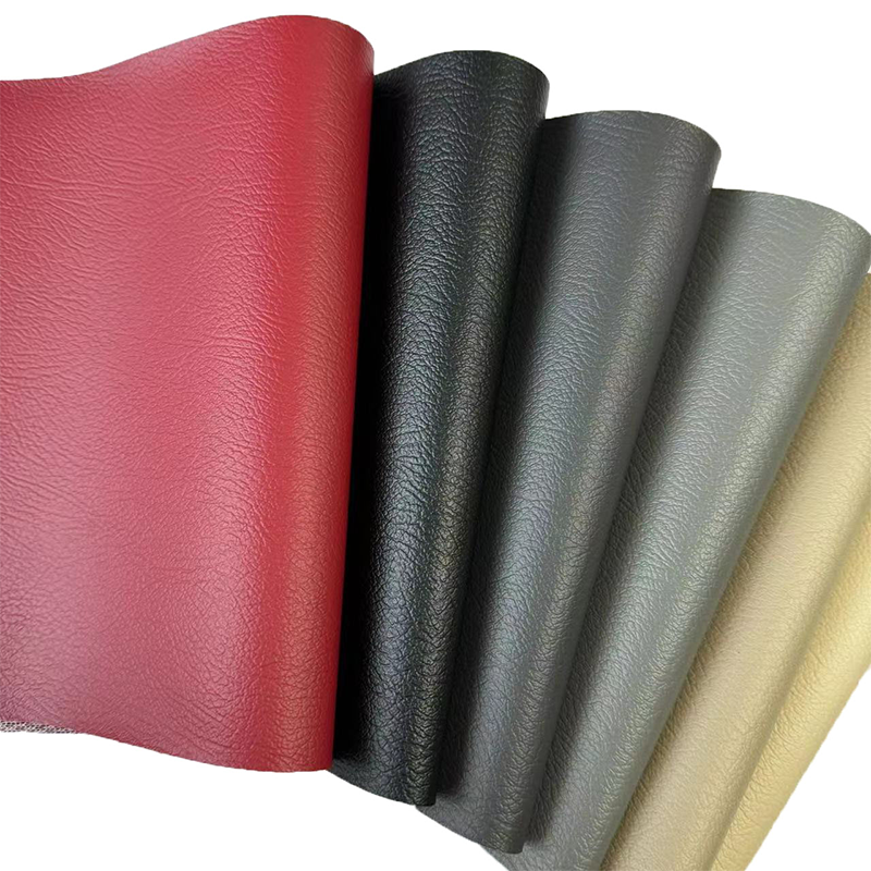 Cuir synthétique de canapé à grains Litchi